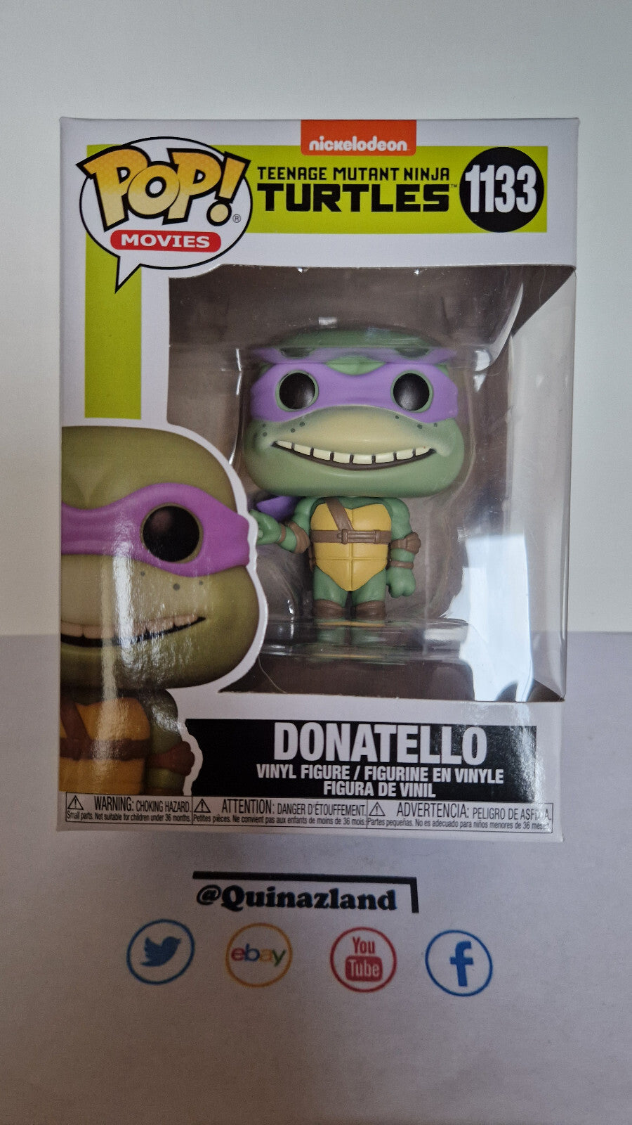 Funko Pop! Nickelodeon teenage mutant Ninja Turtles Donatello #1133 (F14)