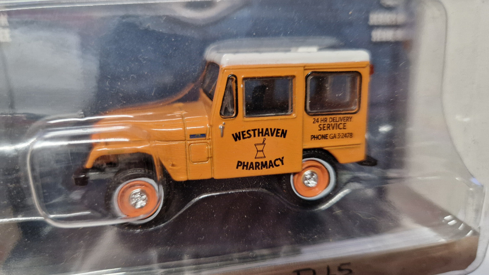 Greenlight Blue Collar série 9 1974 Jeep DJ-5 Westhaven Pharmacy 24 Hr    (NG26)