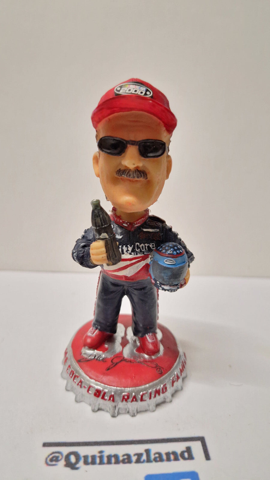 Coca-cola racing family Mini bobbers ~11 cm Dale Jarrett (NP26)
