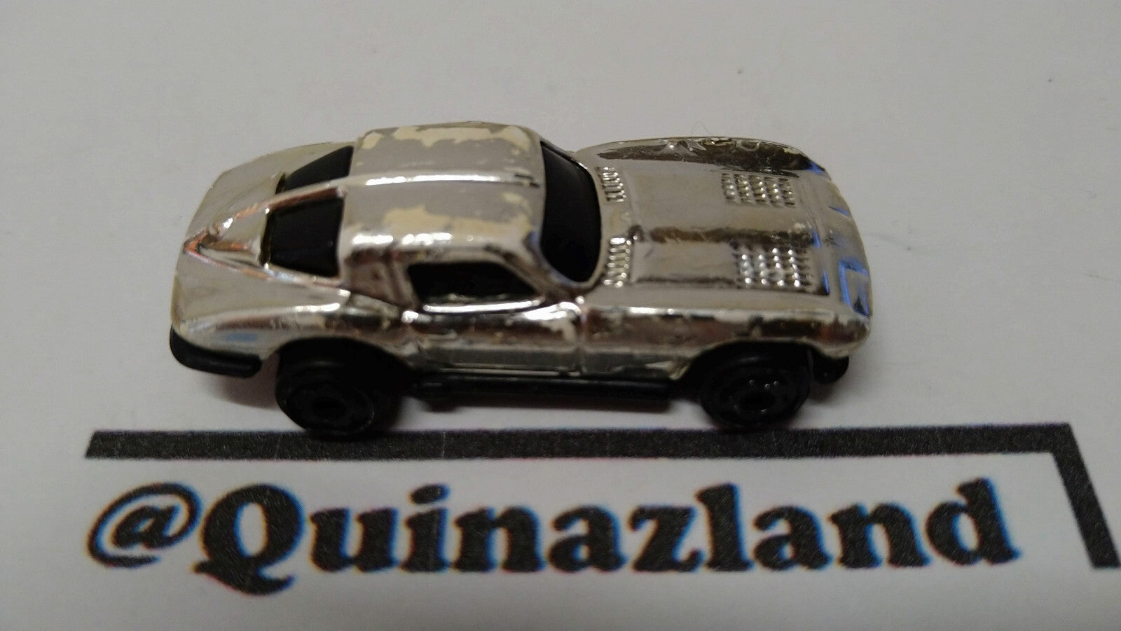 Hot wheels Mini chromes racers 63 corvette Split window     (A03)
