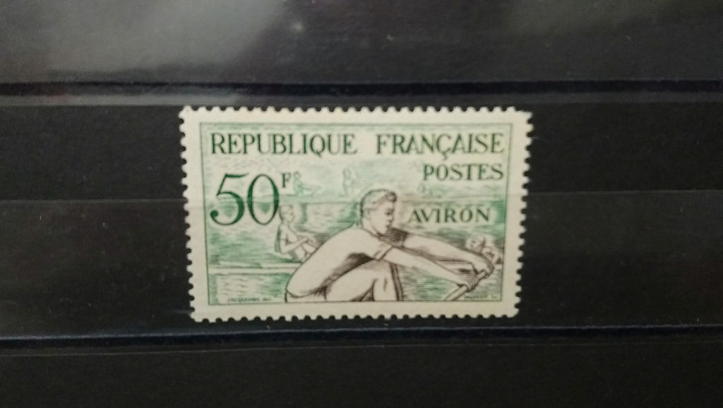 Timbres France 50f Aviron 1953