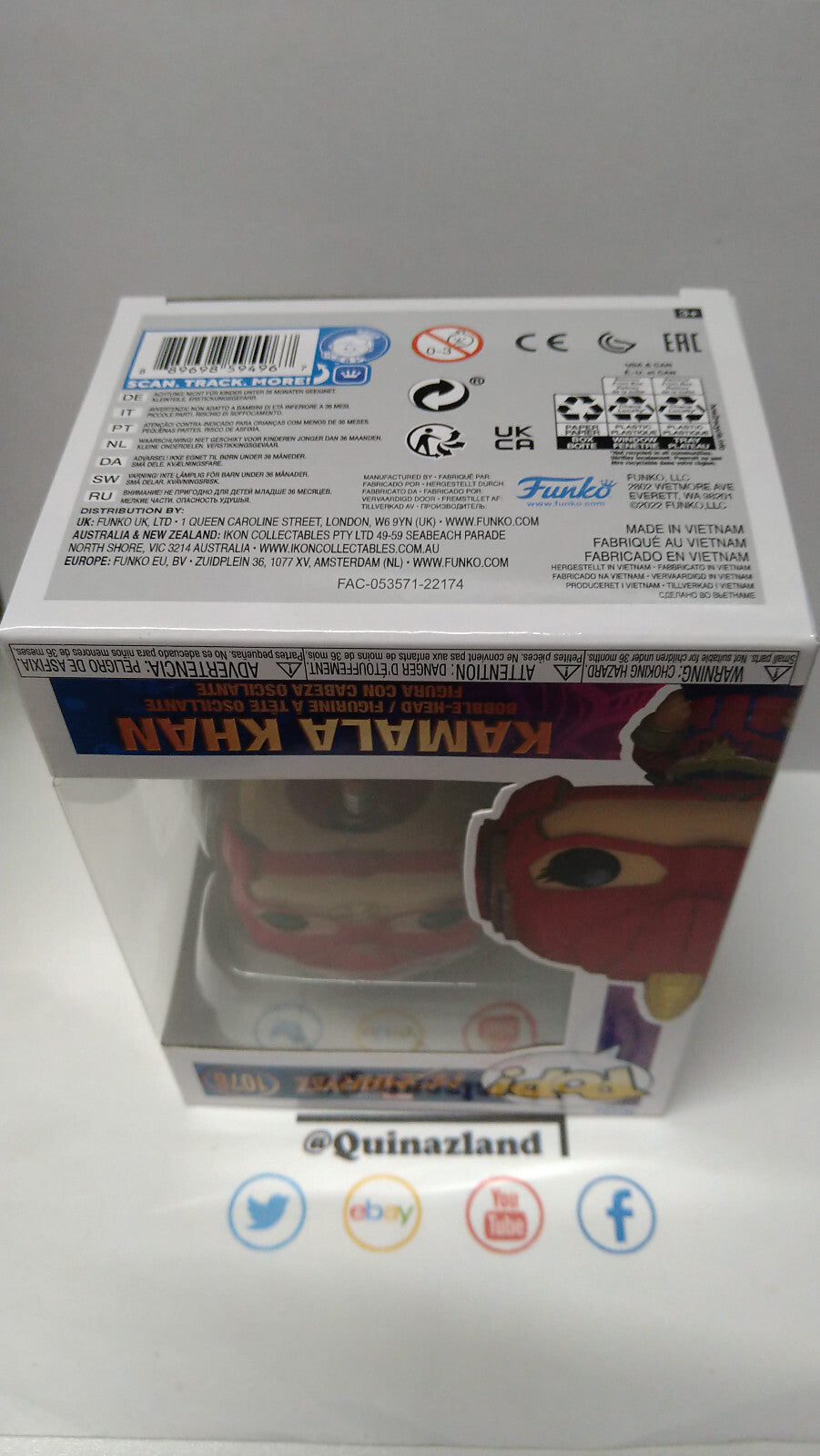 Funko Pop! Miss Marvel 1078 Kamala Khan (FU20)