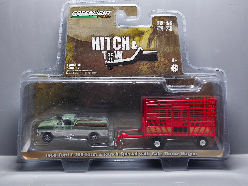 Greenlight Hitch & Tow Series 15 Ford F-100 Farm  Ranch Special   (CT03)
