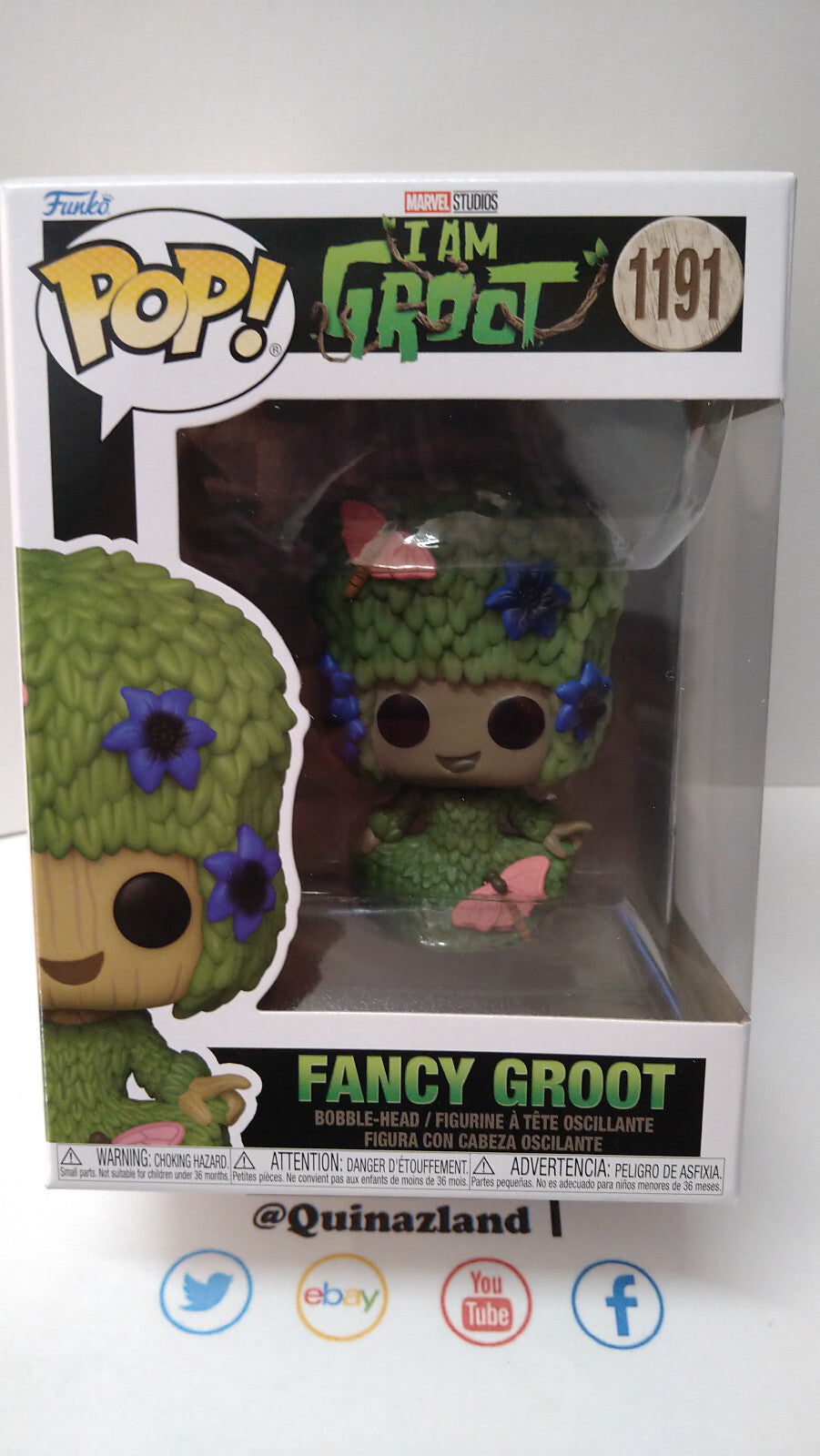 Funko Pop! I AM GROOT N° 1191 Groot (Marie Hair) (FU20)