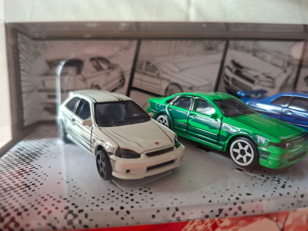 Majorette Ride Wild Jdm Legends Toyota Nissan Honda Misubishi (ET)