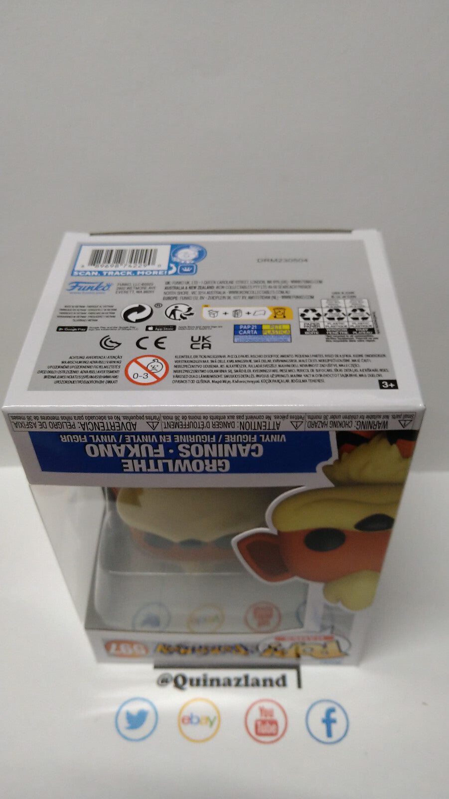 Funko Pop!  POKEMON  POP Games N°597 Caninos (F11)