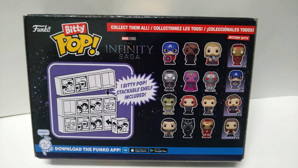 Funko Bitty Pop! 2.5cm Infinity Saga  Pack Hulk Black Widow Hawkeye (F13)