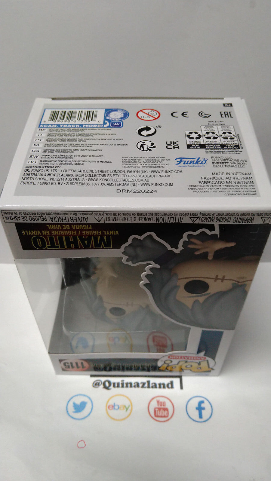 Funko Pop! JUJUTSU KAISEN 1115 Mahito (F33)