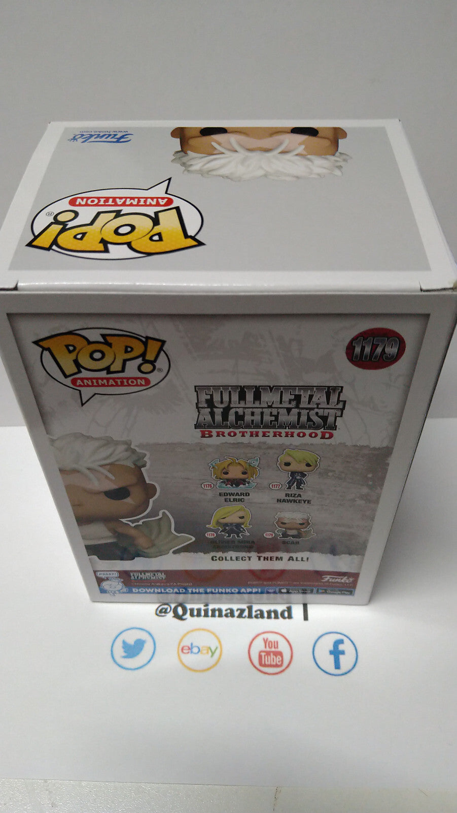 Funko Pop! FULLMETAL ALCHEMIST #1179 Scar (FU33)