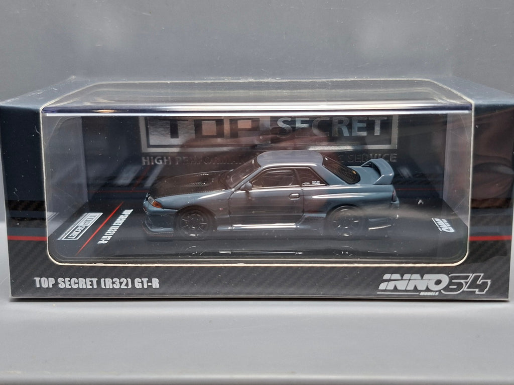 INNO64 Top Secret Nissan Skyline R32 GT-R, stealth grey (CP19)