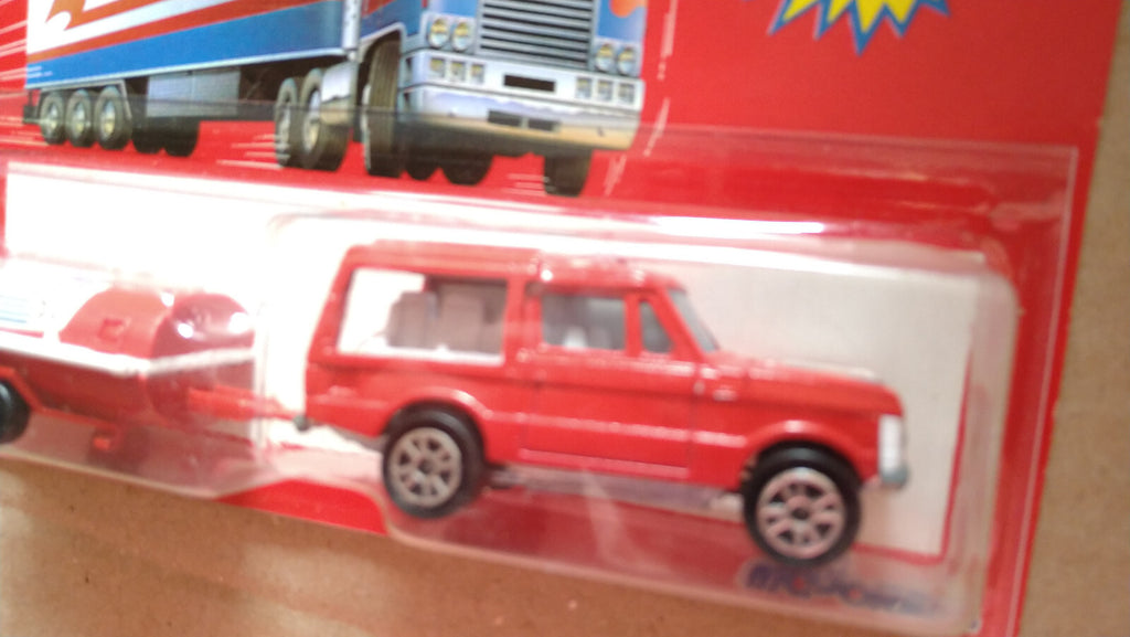 Majorette Range rover fire engine et tanker  bulle fendue (C9)