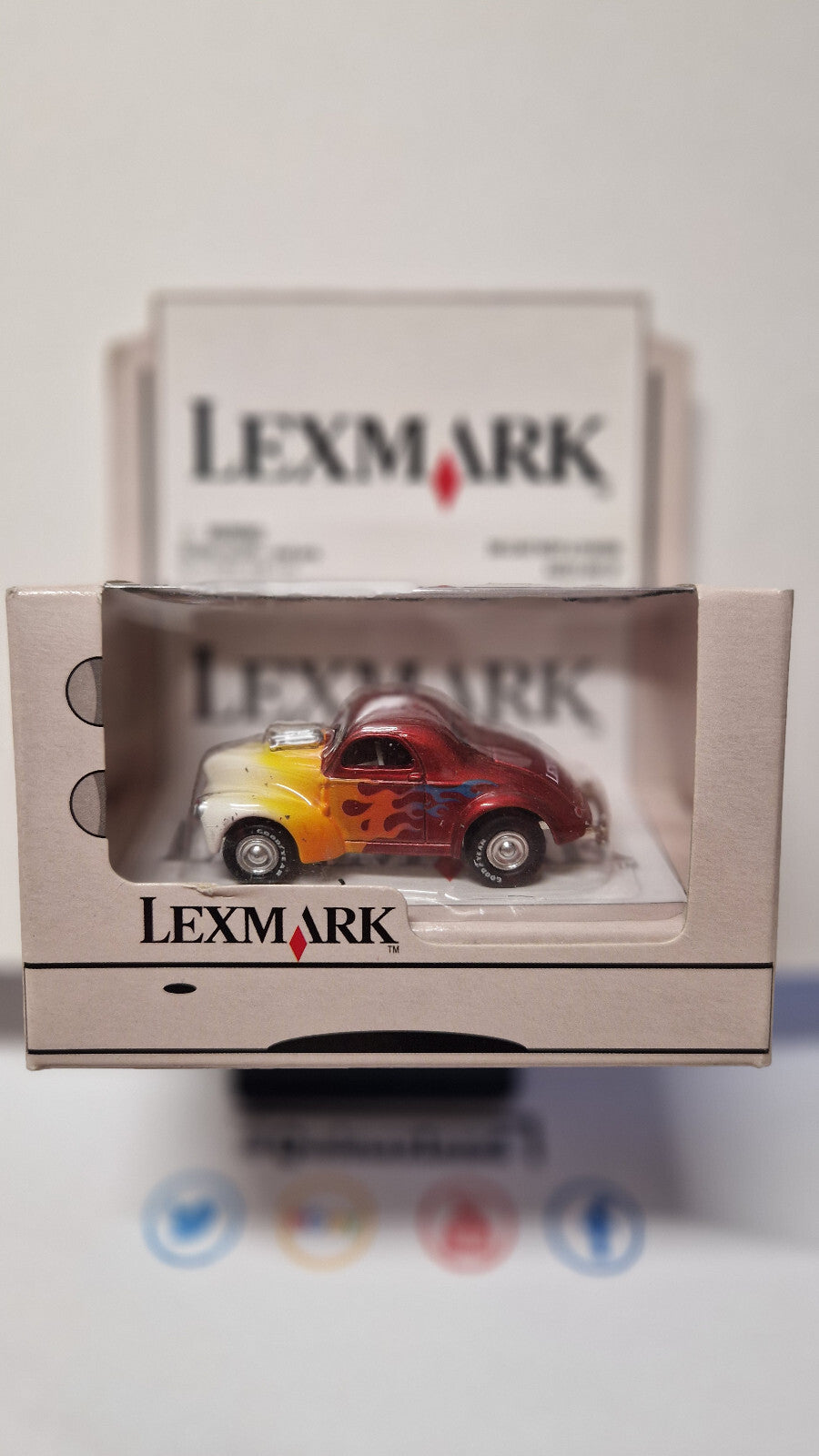 Johnny lightning 1/64 Promo Lexmark  Jeep willys  (NP40)