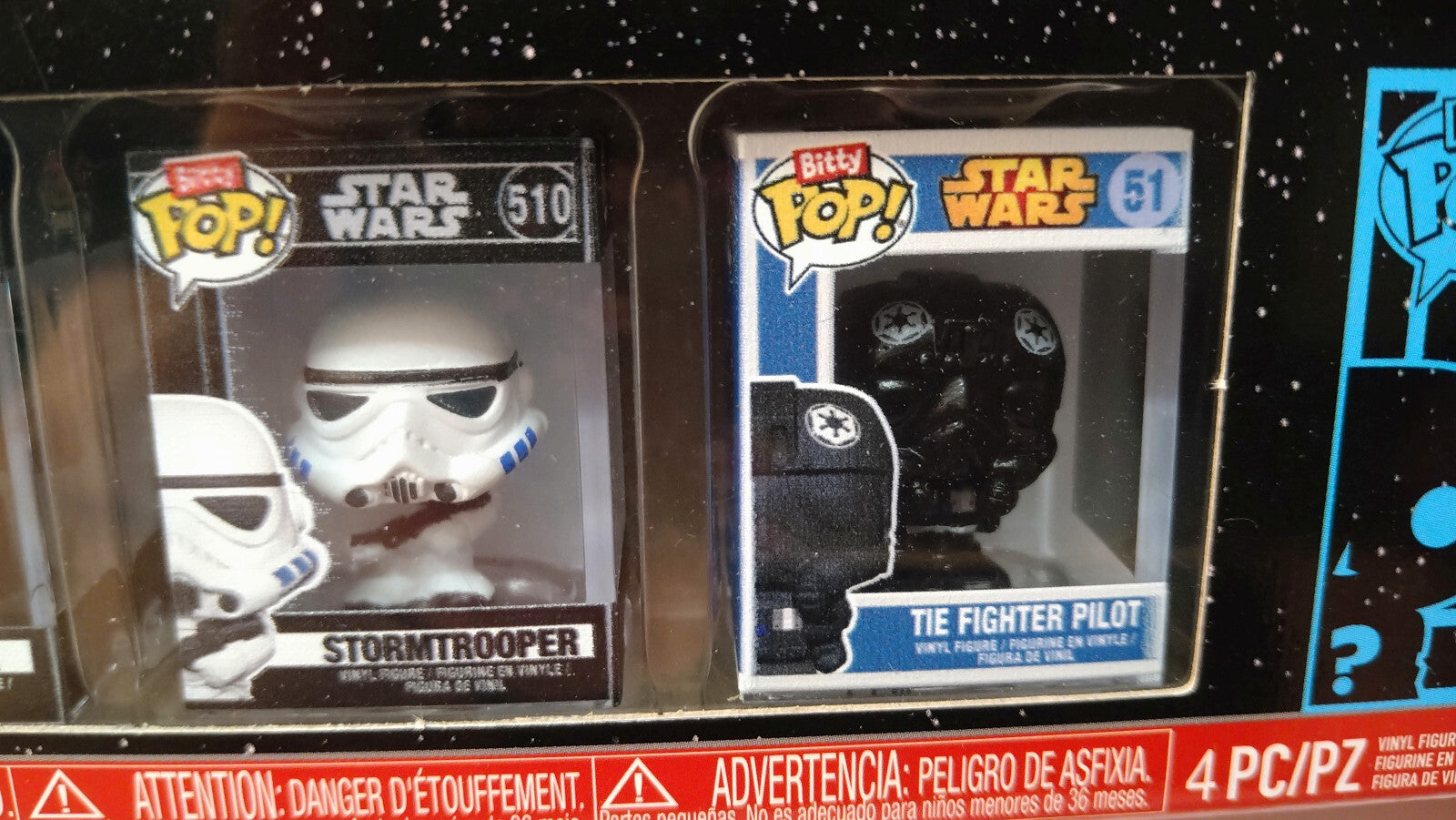 Funko Bitty Pop! 2.5cm STAR WARS  Bitty Pop Pack Darth Vader Stormtrooper (F7)