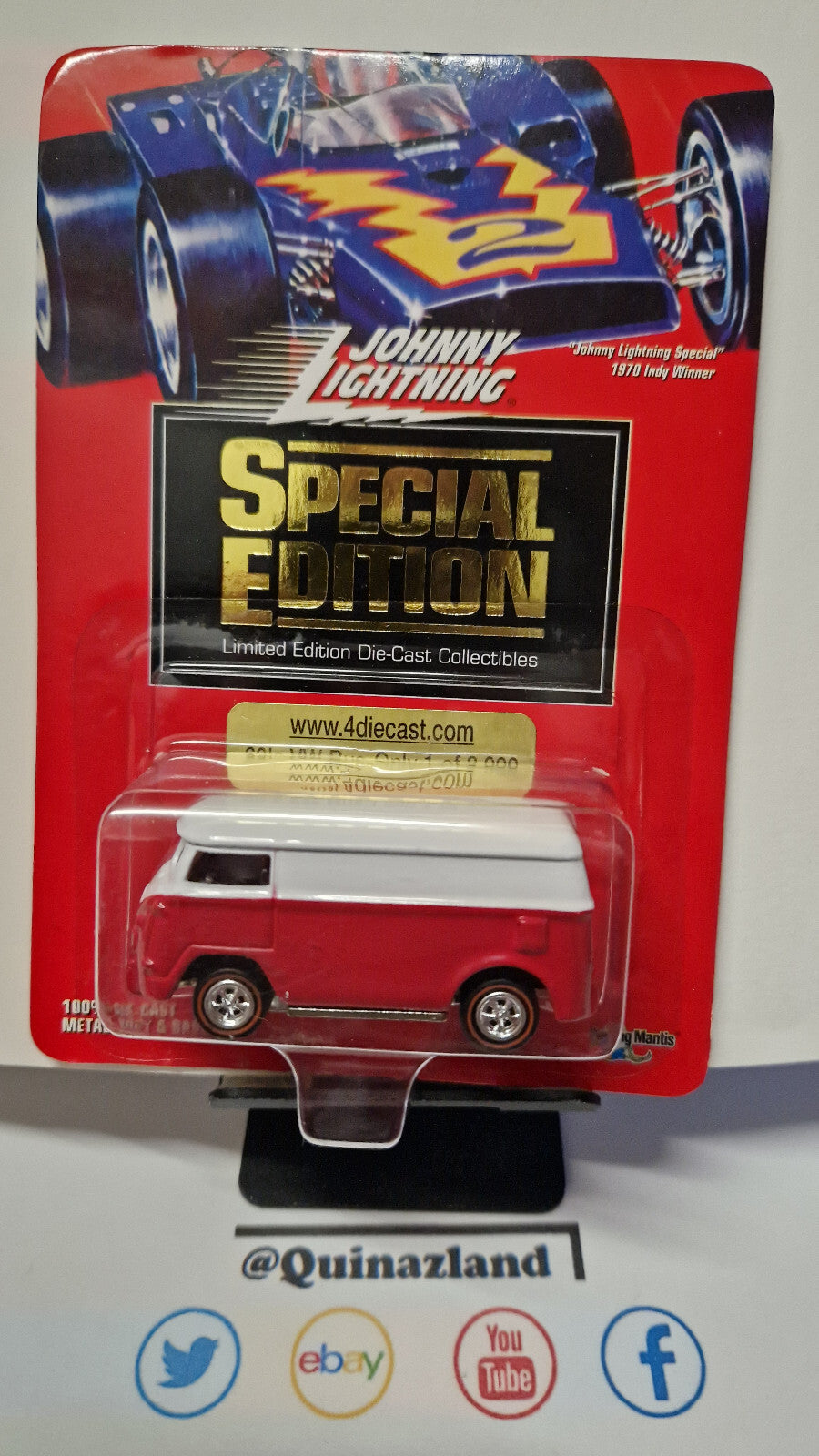 Johnny Lightning Spécial edition 69's volkswagen bus    (CP02)