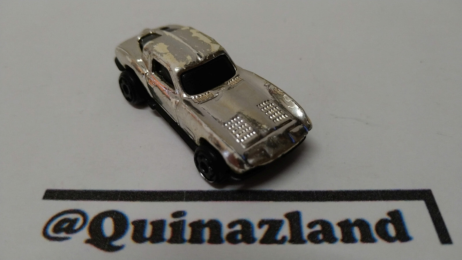 Hot wheels Mini chromes racers 63 corvette Split window     (A03)