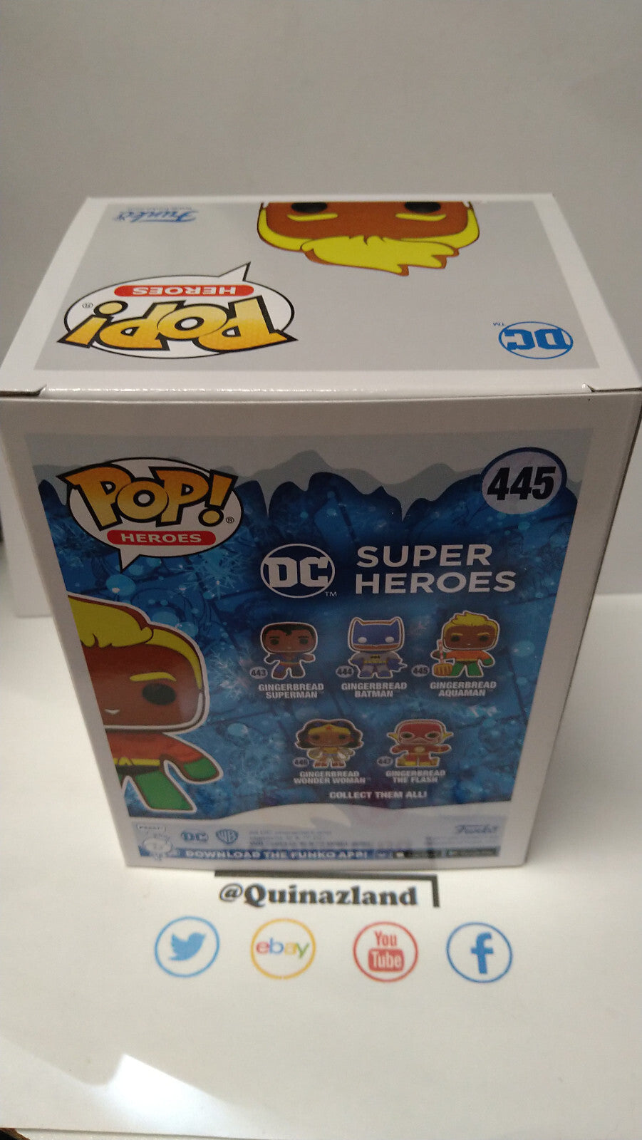 Funko Pop! DC COMICS HOLIDAY  N° 445 Gingerbread Aquaman (F39)