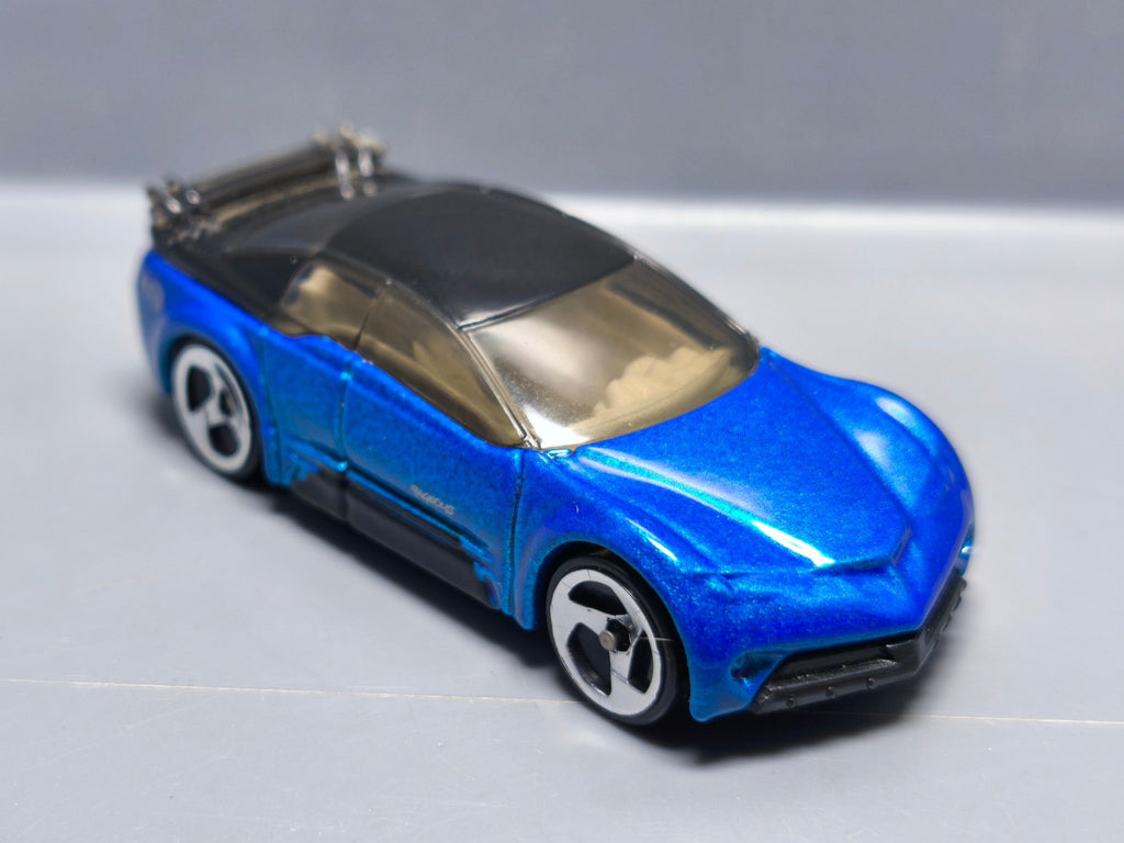 Hot Wheels Pontiac rageous 2000-119 malaysia bleue foncée toit noir (A19)
