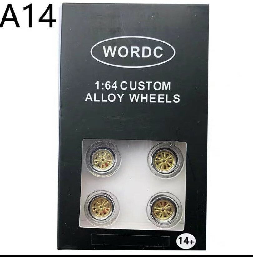 Set de jantes  pneu gomme pour Custom A14 (ET)
