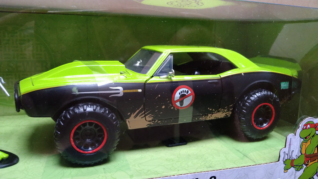 Jada 1/24 1967 Chevrolet Camaro Turtles Raphael, green/black (ET)