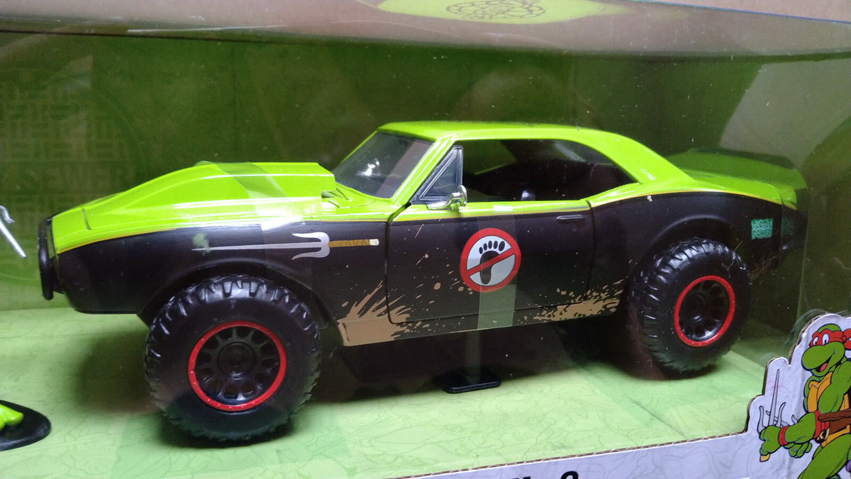 Jada 1/24 1967 Chevrolet Camaro Turtles Raphael, green/black (ET)