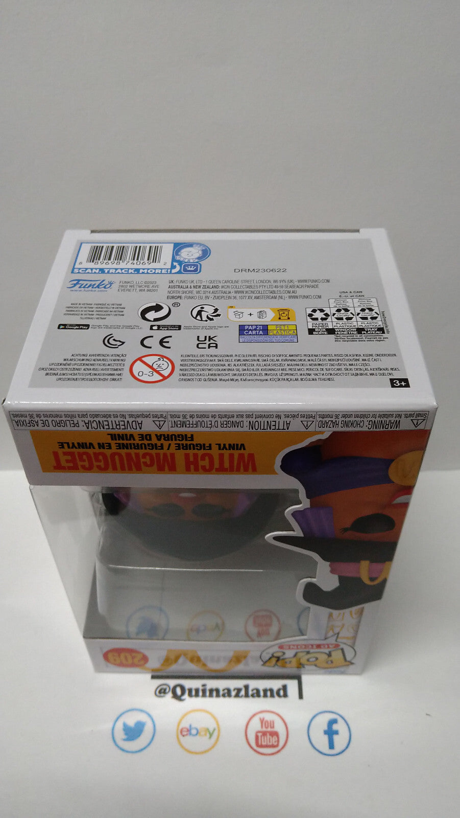 Funko Pop!  MCDONALDS POP Ad Icons N° 209 Nugget Buddies Sorcière (F10)