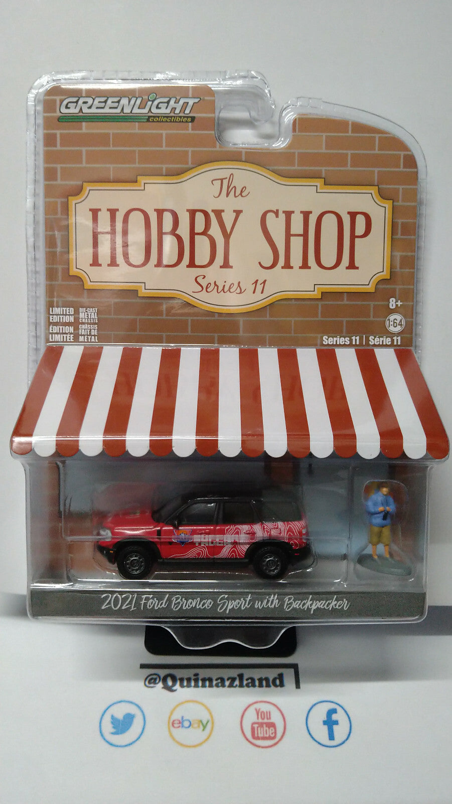 Greenlight Hobby Shop 2021 Ford Bronco Sport & Backpacker (NG61)