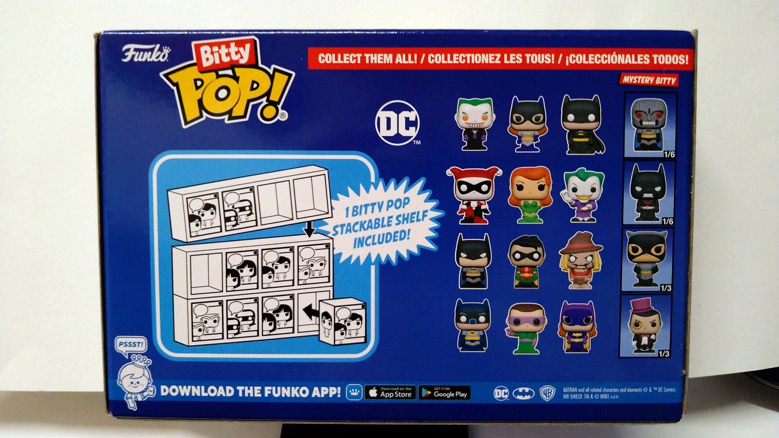 Funko Bitty Pop! 2.5cm DC Comics  Bitty Pop  Pack Batman Robin Scarecrow (F9)