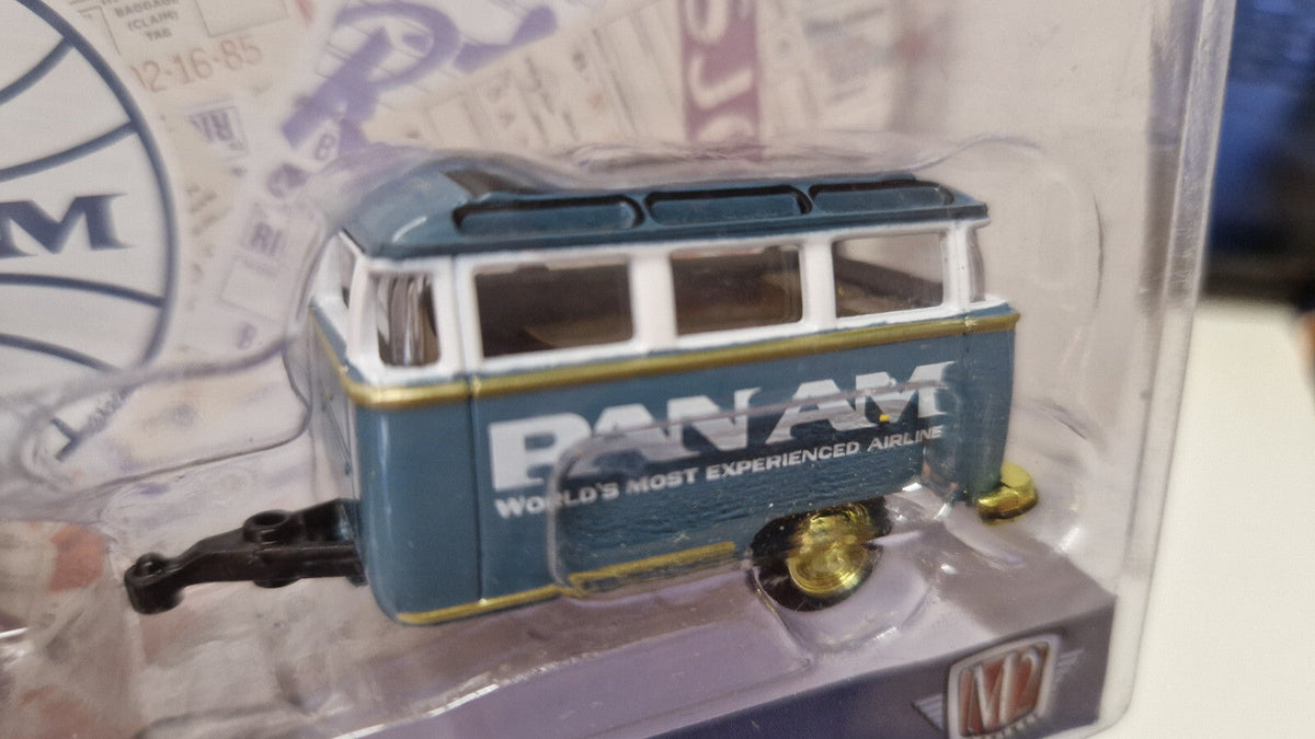 M2 Machines Pan Am 1958 Volkswagen Microbus 15 Window Usa  Chase 250 pcs  (CT01)