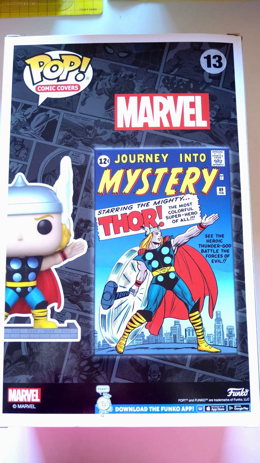 Funko Pop! COMIC COVER #13 Classic Thor (cart)