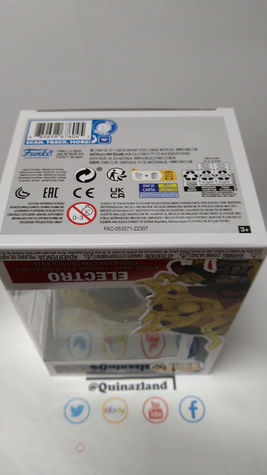 Funko Pop! SPIDER-MAN NO WAY HOME  Marvel N° 1164 Electro   (F17)
