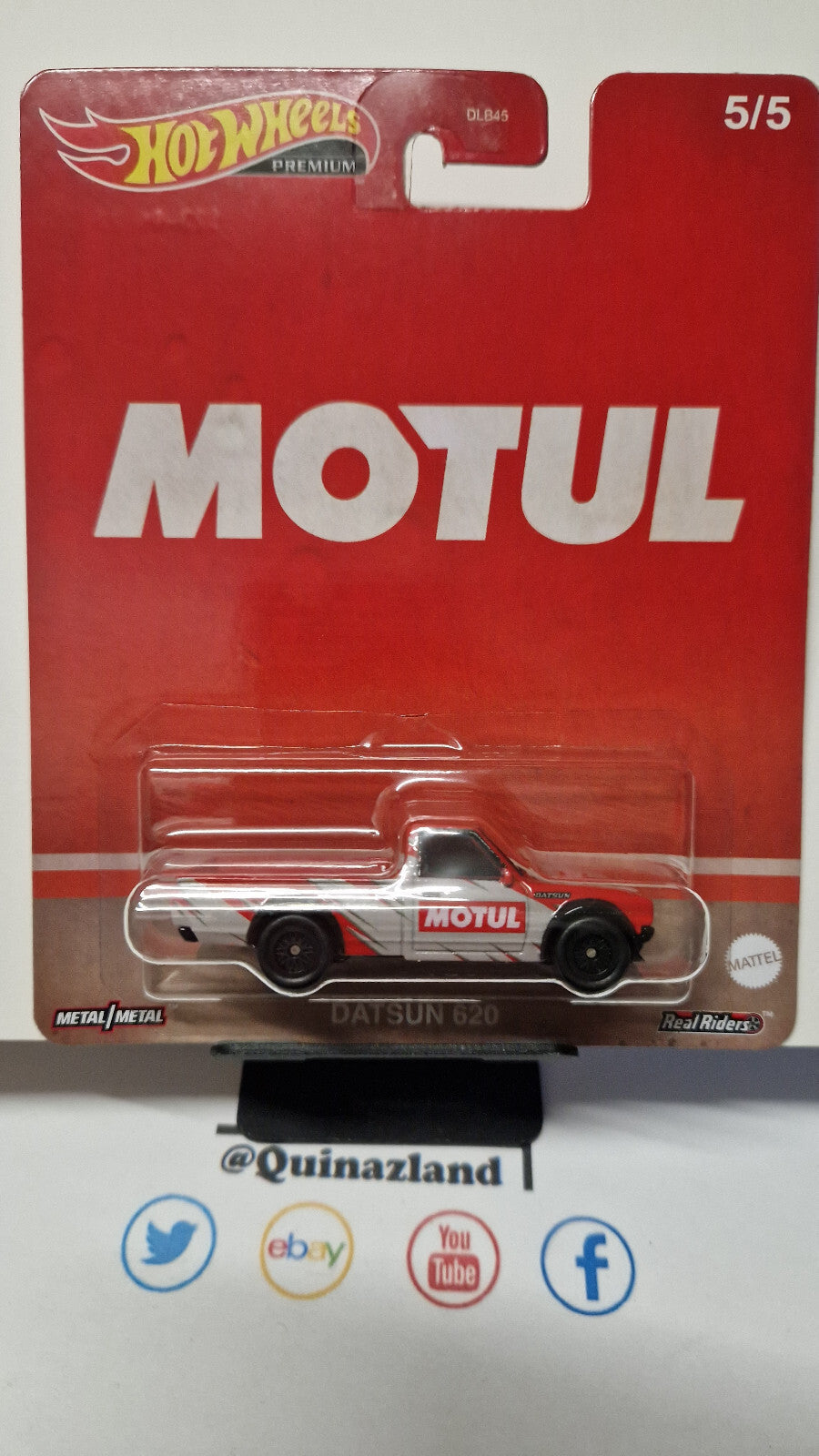 Hot Wheels Oil vintage  Datsun 620 motul (NG84-85)