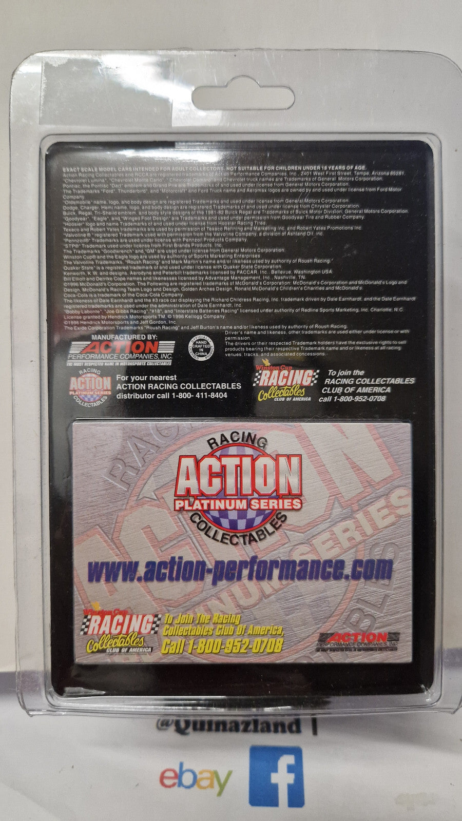 Action Darrell waltrip 1997 chevrolet monte carlo parts america limitée  (CP17)