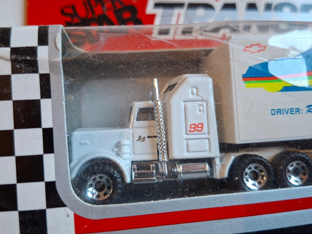 Matchbox 1993 Super star transporters  White rose  Du pont Ricky  craven (C12)