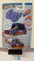 Hot Wheels 2025 Noppo Gulf racing Tooned Volkswagen golf MK1    (NP17)