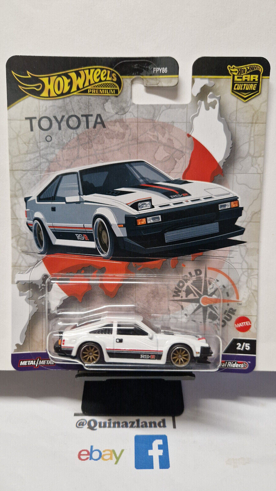 Hot Wheels 2024 World Tour 1982 Toyota Supra (NG46)