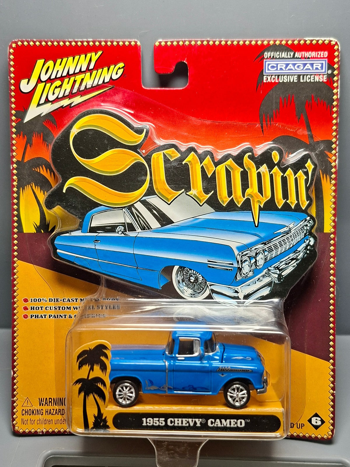Johnny Lightning 2003 scrapin' 1955 chevy cameo  (NG35)