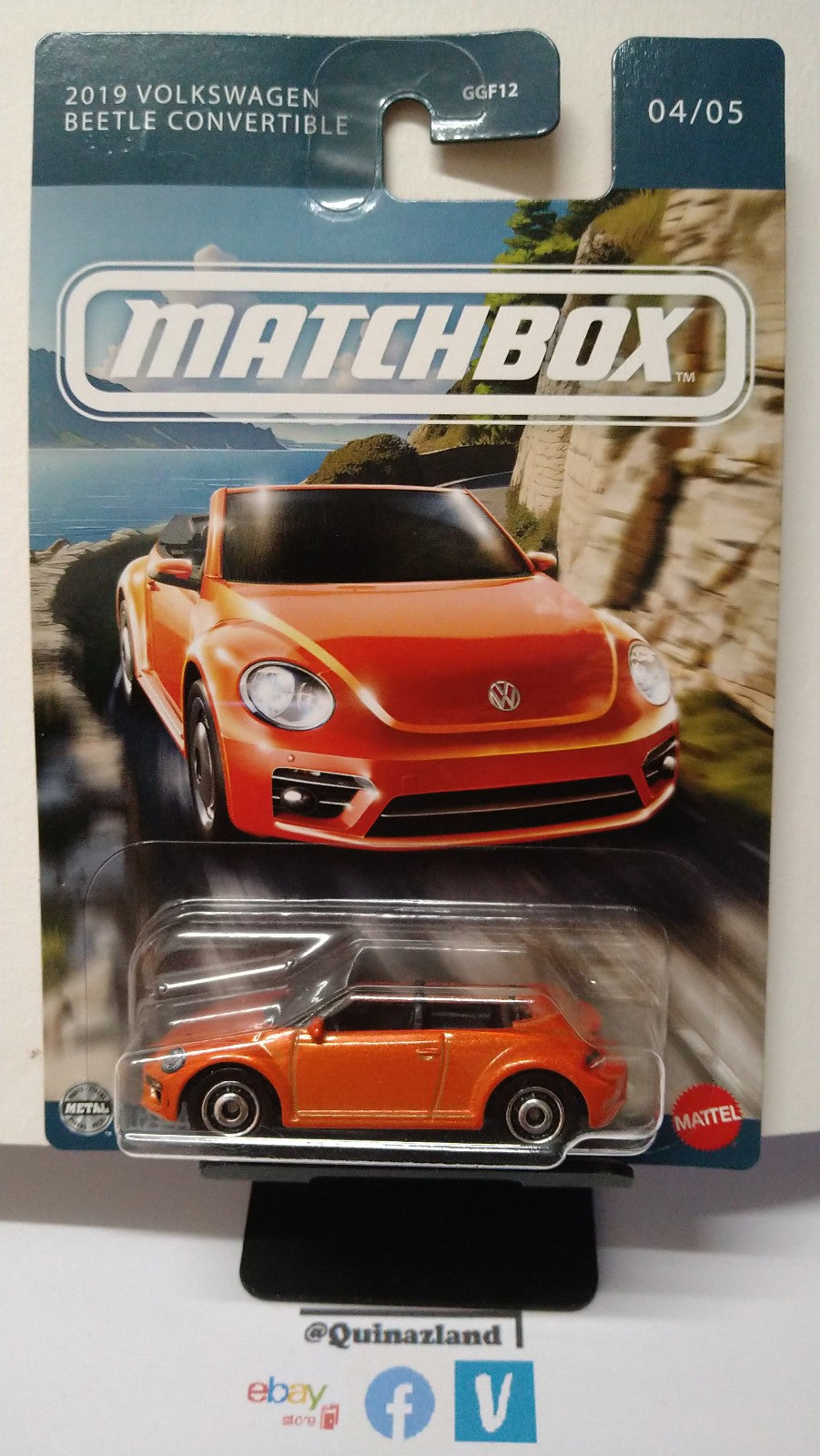 Matchbox German design 2019 Volkswagen Beetle convertible  (NP07)
