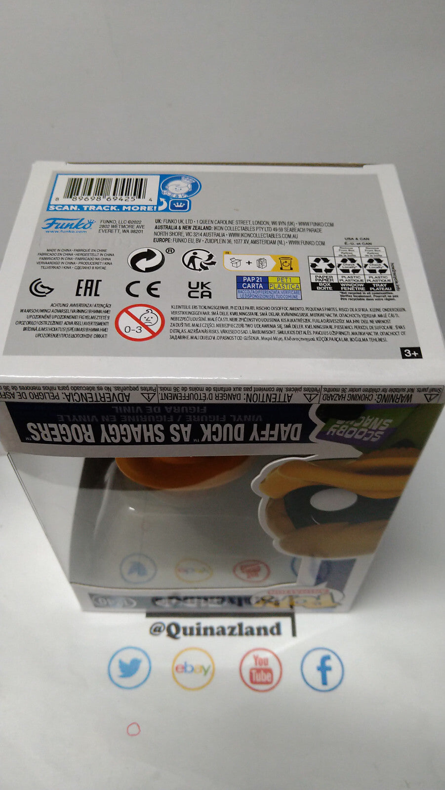 Funko Pop! Warner Bros Ride Super DLX N° 1240 Daffy as Shaggy (F5)