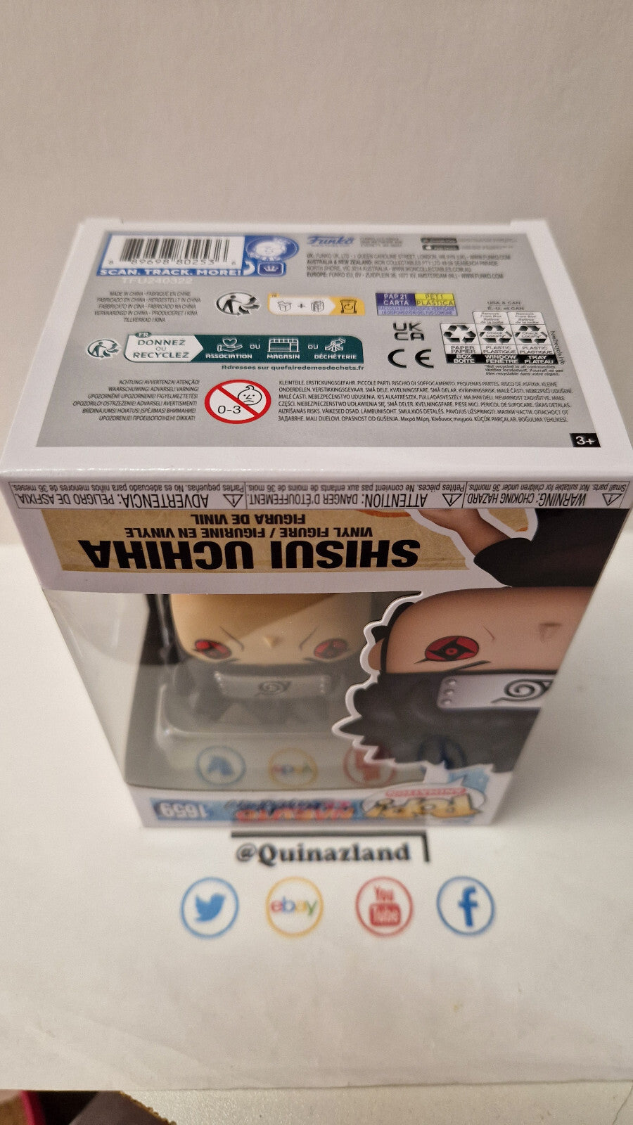 Funko Pop! Naruto Shippuden Animation N° 1659  Shisui Uchiha (F27)