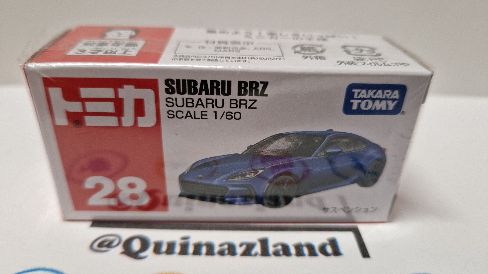 Tomica 2022 regular Subaru BRZ 1/60   (CP05)