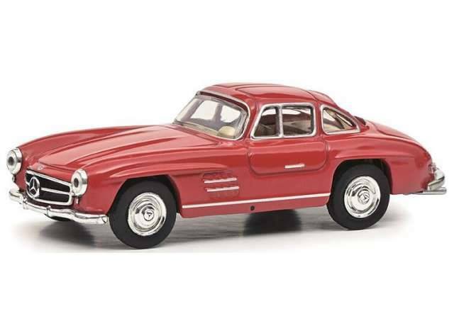 Schuco  1/64 Mercedes Benz 300SL Papier Edition, red (NP26)