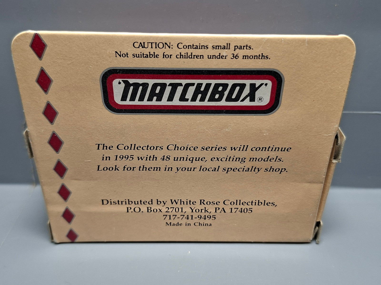 Matchbox 1994 collector's choice White Rose School bus  n°20 (CP14)