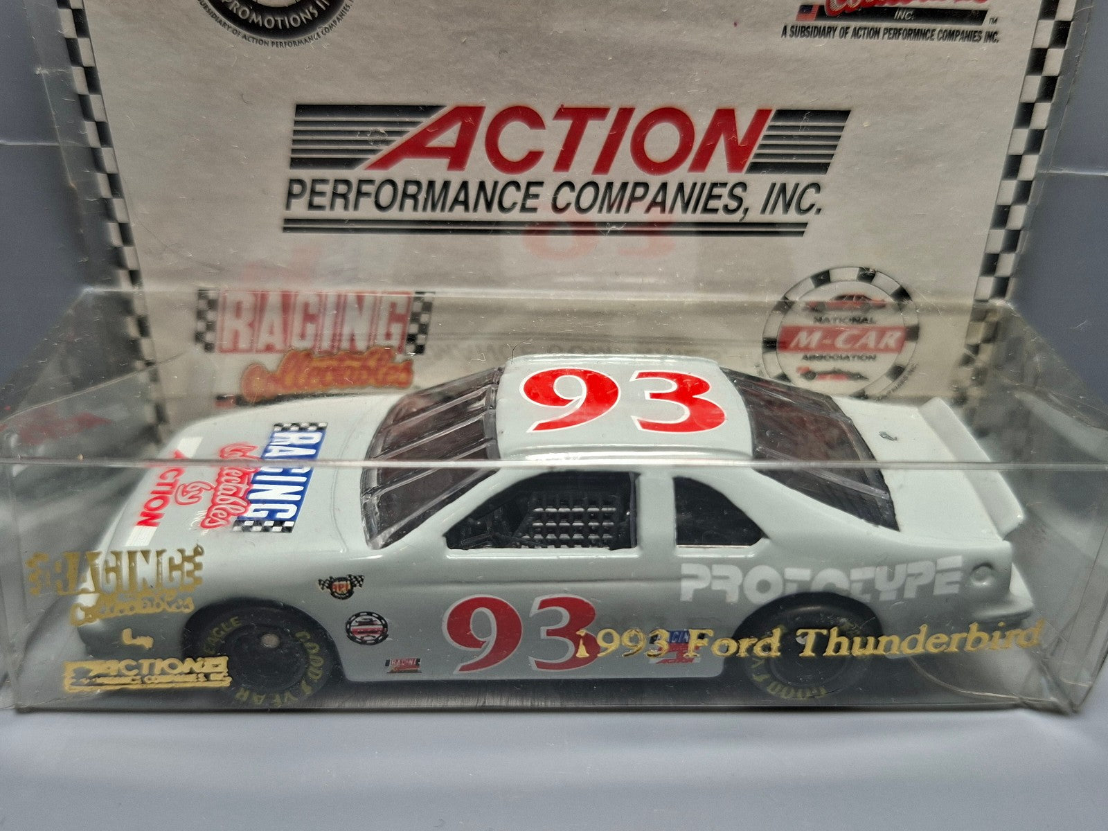 Racing collectible action 1/64 1993 stock car Ford thunderbird  (CP03)