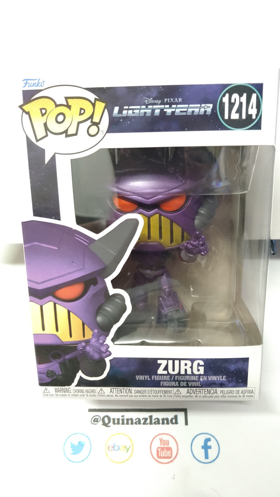 Funko Pop! BUZZ LIGHTYEAR 1214 Zurg (FU17)