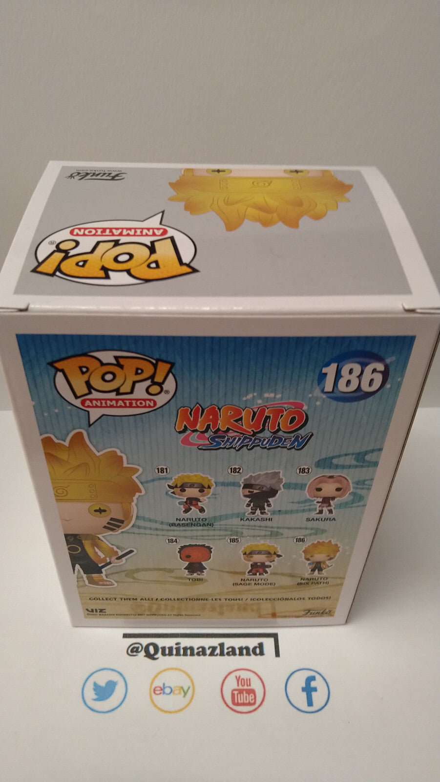 Funko Pop! NARUTO  N° 186 Naruto Six Path 'Special Edition' (F3)