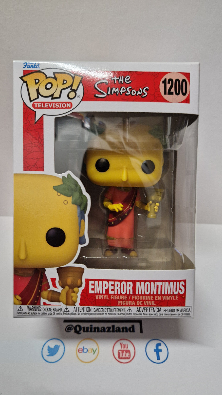Funko Pop! The Simpsons #1200 Emperor Montimus (F44)