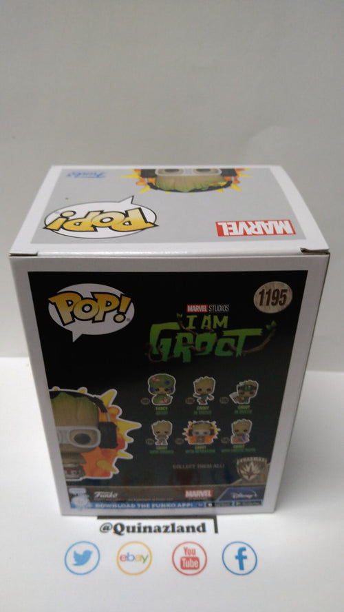 Funko Pop! I AM GROOT  POP N° 1195 Groot with Detonator (F10)