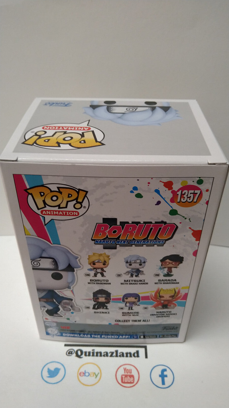 Funko Pop! BORUTO  Animation N° 1357 Mitsuki avec Mains Serpents (F11)