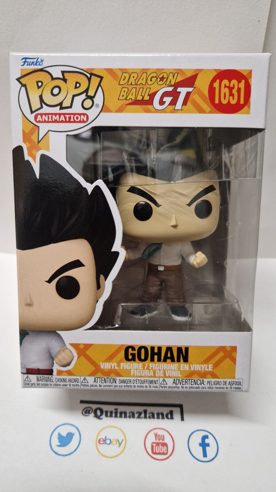 Funko Pop!  Dragon Ball GT Pop Animation N° 1631 Gohan  (FU33)