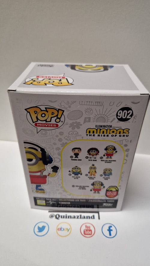 Funko Pop! Minions the rise of gru Banana #902 Roller Skating Stuart (F29)